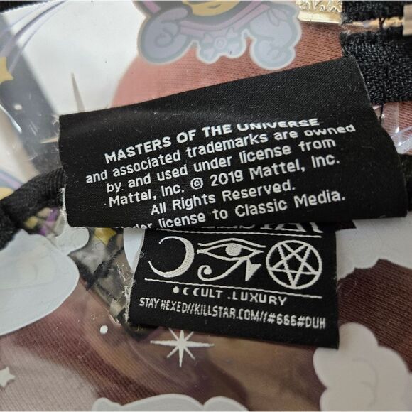 KILLSTAR Skeletor Masters of the Universe not cute clear mini backpack - Picture 9 of 12